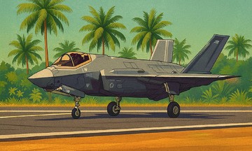 Bang Ấn Độ dùng tiêm kích F-35 mắc kẹt để quảng bá du lịch