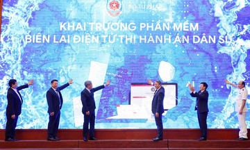 Bộ Tư pháp áp dụng biên lai điện tử trong thi hành án dân sự