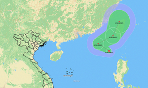 Áp thấp nhiệt đới hình thành trên Biển Đông