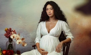 Ngô Thanh Vân chụp ảnh bầu phong cách cổ điển