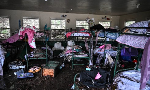 Devastation at Texas summer camp after flash flood