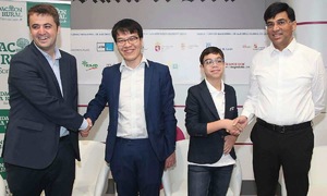 Quang Liêm gặp cựu Vua cờ Anand tại chung kết Leon Masters