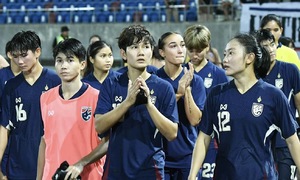 Thái Lan bị loại sốc ở vòng loại Asian Cup nữ 2026