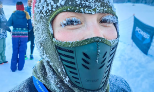Nearly 100 runners brave -19°C temperatures in 10km race