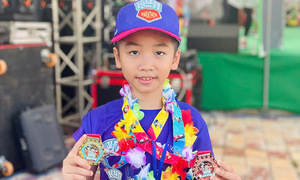 Chạy bộ thành sân chơi mùa hè của trẻ em Đà Nẵng