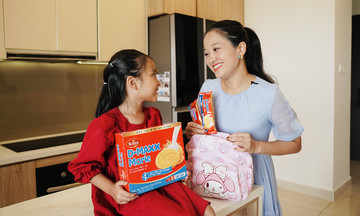 Bánh quy sữa D-Maxx Marie giúp mẹ chăm bé mê ăn vặt