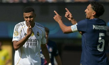 Biểu cảm của Mbappe sau trận thua PSG đạt hơn một triệu view