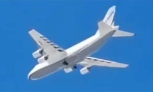 Vận tải cơ Ukraine lần đầu bay trên bầu trời Kiev sau 3 năm
