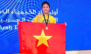 Nam sinh Bắc Ninh vào top 7 Olympic Hóa học quốc tế