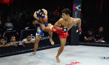 Võ sĩ bị dập gan vì cú đá xoay ở giải MMA Việt Nam
