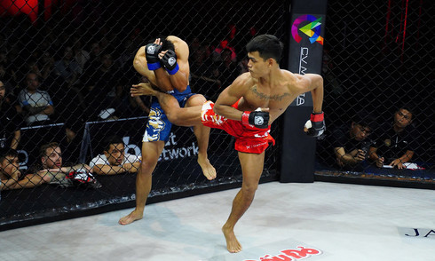 Võ sĩ bị dập gan vì cú đá xoay ở giải MMA Việt Nam