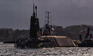 British naval base locked down after sailor's bomb hoax on strategic submarine