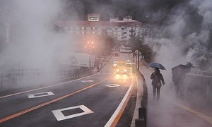 Thư giãn tại 'địa ngục' ở Nhật Bản