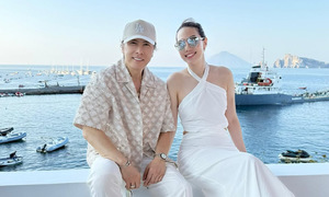 Donnie Yen enjoys summer getaway