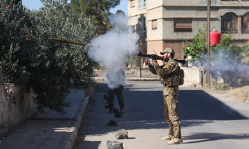 Tử khí bao trùm thành phố miền nam Syria