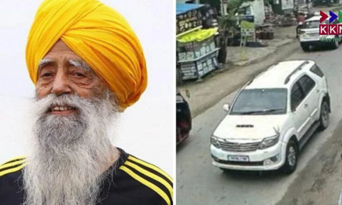 Driver arrested in death of world's oldest marathoner