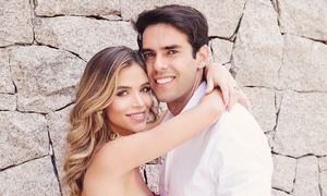 Matching outfits of 'angel' Kaka and his wife