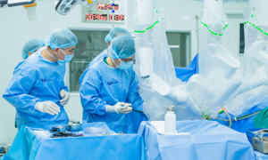 Robotic surgery removes rectal cancer