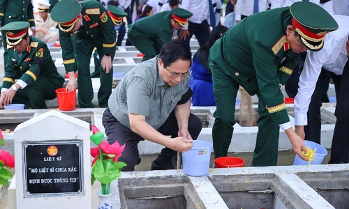 An Giang truy điệu, an táng 81 hài cốt liệt sĩ