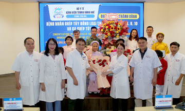 Ba em bé hồi sinh nhờ ghép tủy đồng loại