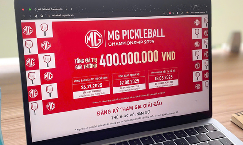 Khởi động giải đấu MG Pickleball Championship 2025