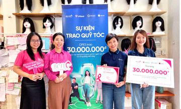 OPES, VPBank, MSIG góp quỹ tóc tặng bệnh nhân ung thư
