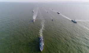 Over 150 Russian navy vessels participate in large-scale exercise