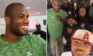 Dubois family's pre-fight party raises eyebrows