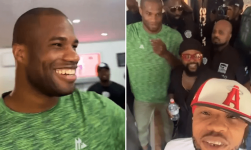 Dubois family's pre-fight party raises eyebrows