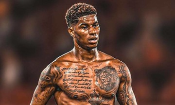 Giải mã các hình xăm trên cơ thể Rashford