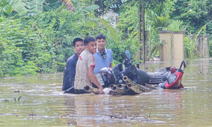 Widespread flooding in Nghe An