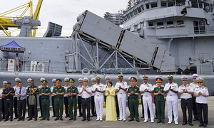 Three Indian navy ships arrive in Da Nang