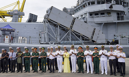 Three Indian navy ships arrive in Da Nang