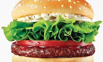 Burger Zero Meat - burger patty thuần rau củ của Lotteria