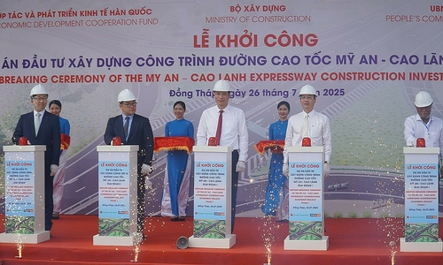 Khởi công cao tốc Mỹ An - Cao Lãnh