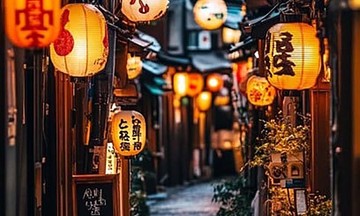 Ý nghĩa của chiếc đèn lồng treo trước quán ăn ở Nhật