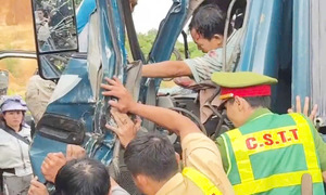 Driver rescued from wreckage after collision