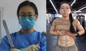 Nữ bác sĩ pháp y gây sốt vì thân hình cơ bắp