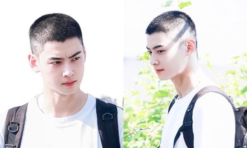 Ảnh nhập ngũ của mỹ nam Cha Eun Woo gây sốt