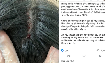Cược mạng sống với lời đồn chích máu chữa đột quỵ