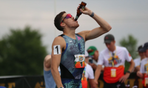 Canadian runner breaks beer mile world record for third time
