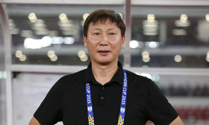 HLV Kim Sang-sik họp báo sau khi vô địch U23 Đông Nam Á 2025