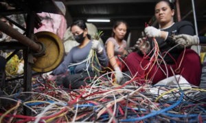 The tragedy of e-waste scavenging