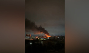Missile and drone barrage rocks Kyiv