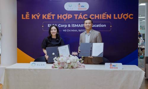 ELSA hợp tác iSmart Education nâng cấp chương trình dạy tiếng Anh