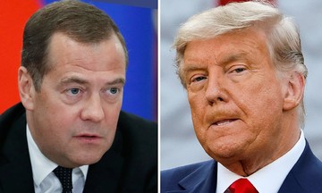 Ông Trump, ông Medvedev đấu khẩu trên mạng xã hội