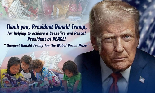 Cambodians thank Trump on social media