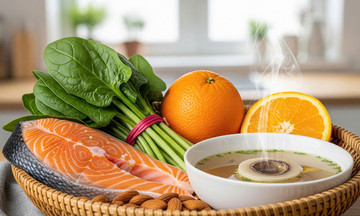 5 nhóm thực phẩm tốt cho người bị gai cột sống