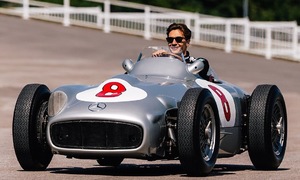 F1 racer George Russell's Hollywood style