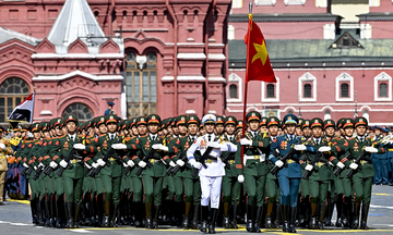 68 chiến sĩ từng duyệt binh ở Nga tham gia 'concert quốc gia'